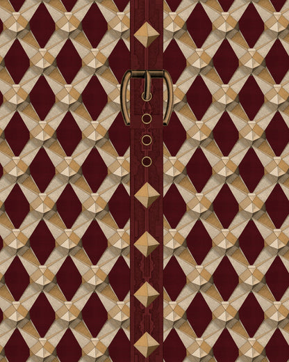 Mind The Gap - LUXURY DETAIL Bordeaux Wallpaper - WP30173