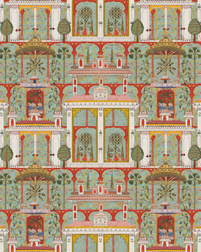 Mind The Gap - MAJORELLE GARDEN Agate Wallpaper - WP20748