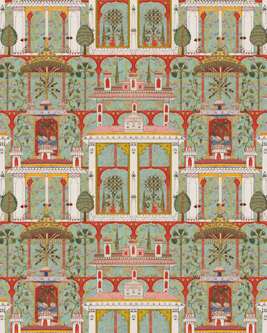 Mind The Gap - MAJORELLE GARDEN Agate Wallpaper - WP20748