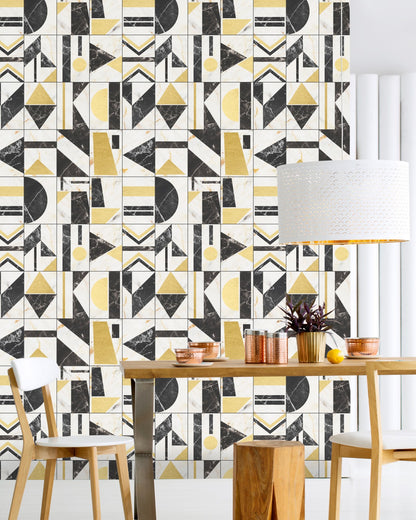 Mind The Gap - SOHO Brass Wallpaper - WP20352