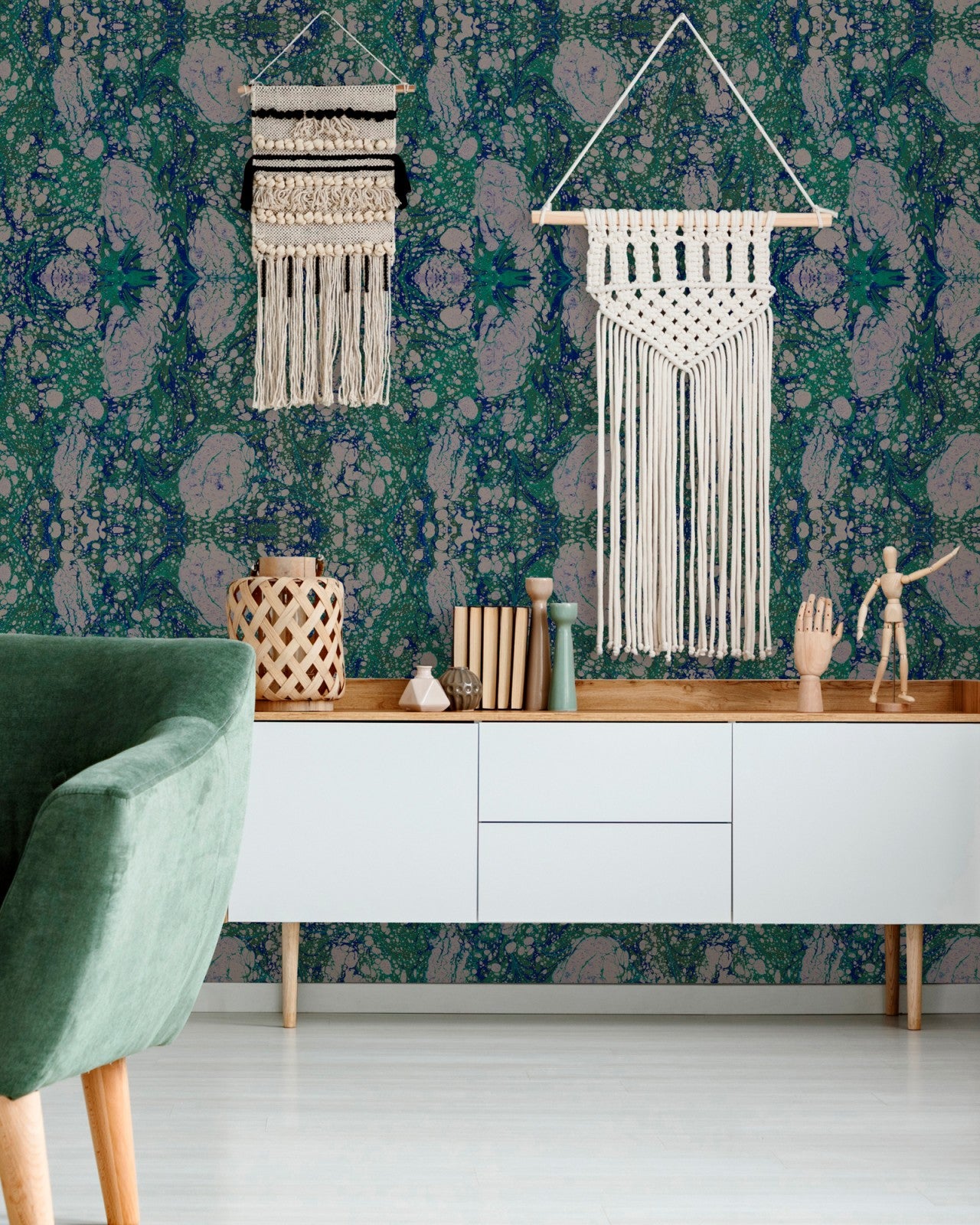 mind the gap - marbled paper wallpaper - wp20344