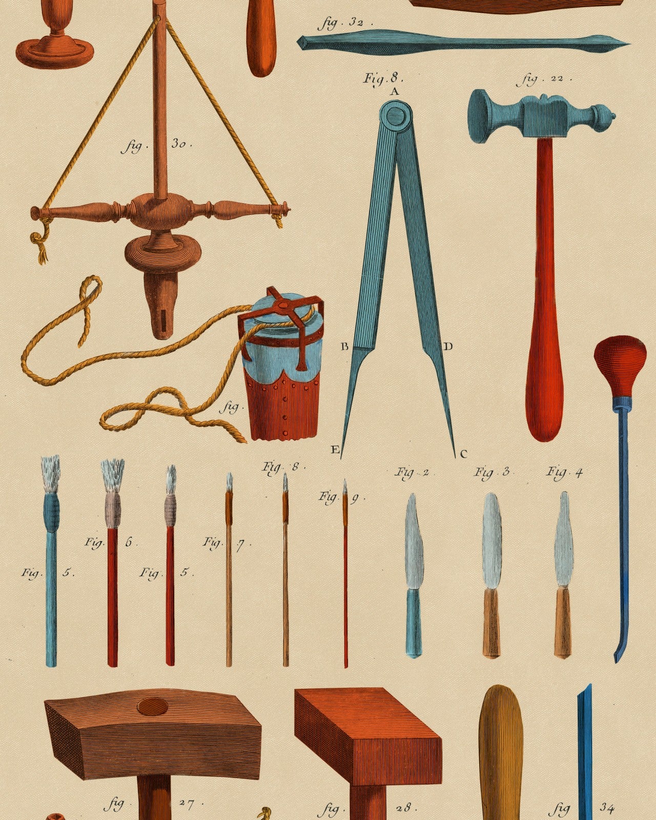 Mind The Gap - OLD TOOLS Wallpaper - WP20599 – Posh Paper