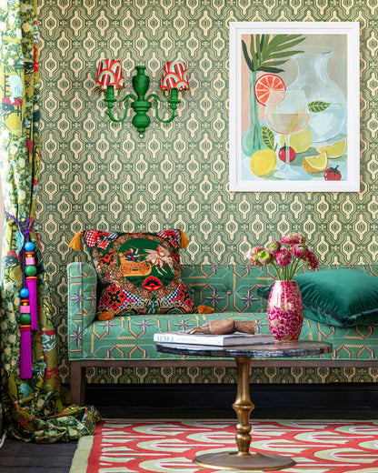 Mind The Gap - PALLONCINI Verde Wallpaper - WP30208