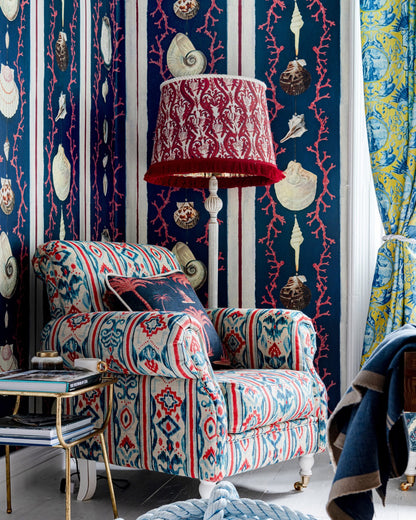 Mind The Gap - COQUILLAGE Samba Red Wallpaper - WP20573