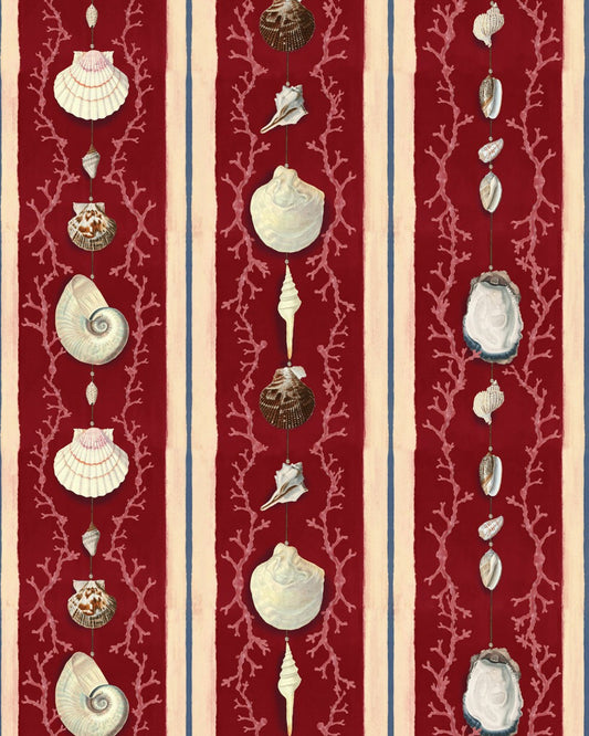 Mind The Gap - COQUILLAGE Samba Red Wallpaper - WP20573