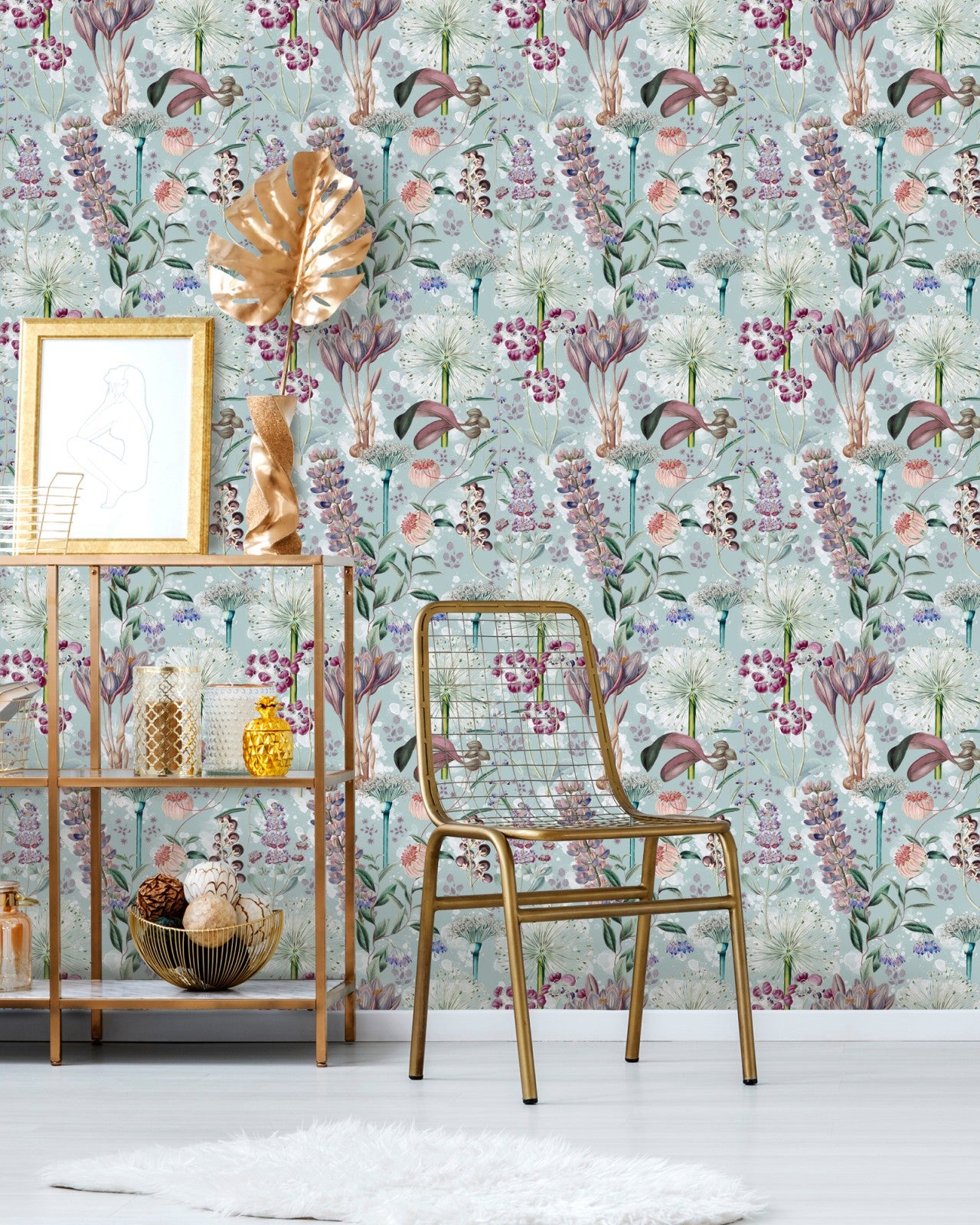 mind the gap - garden of eden aquamarine wallpaper - wp20325