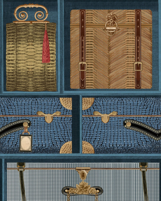 Mind The Gap - THE LUGGAGE CAR Blue Wallpaper - WP20781
