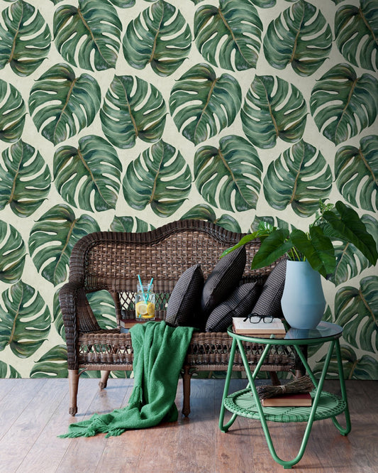 Mind The Gap - TROPICAL LEAF Premium Wallpaper - WP20109