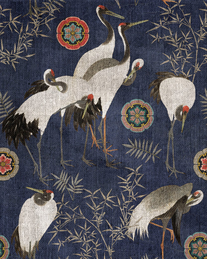 Mind The Gap - TSURU INDIGO Wallpaper - WP20392