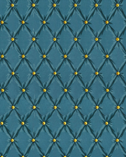 Mind The Gap - TUFTED PANEL Blue Moon Wallpaper - WP30170