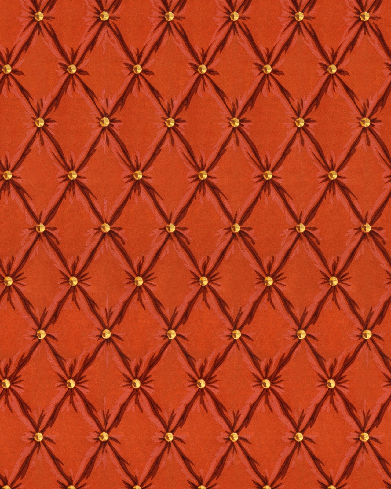 mind the gap - tufted panel mandarin wallpaper - wp30172