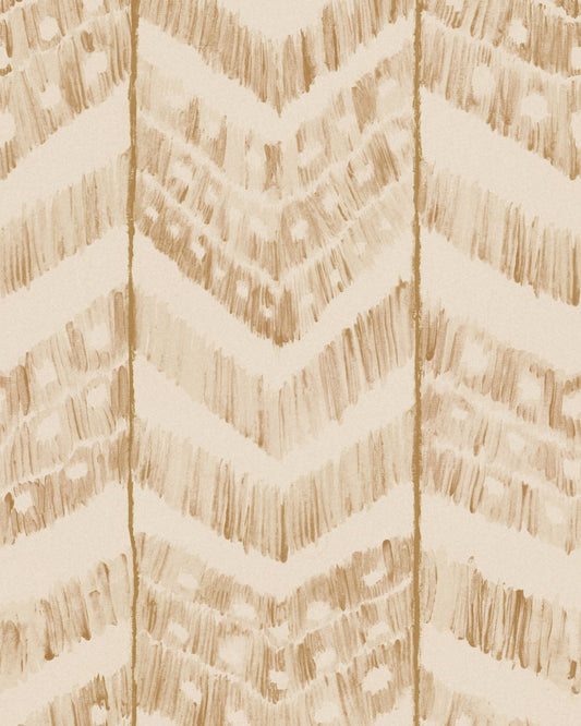 Mind The Gap - TURKISH IKAT Taupe Wallpaper - WP30056