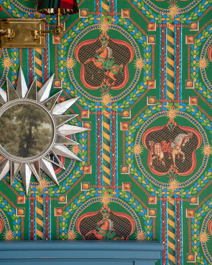 Mind The Gap - VENETIAN ORNAMENT Anthracite Wallpaper - WP20767