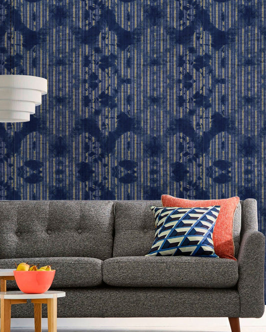 Mind The Gap - WASHED SHIBORI Indigo - WP20396