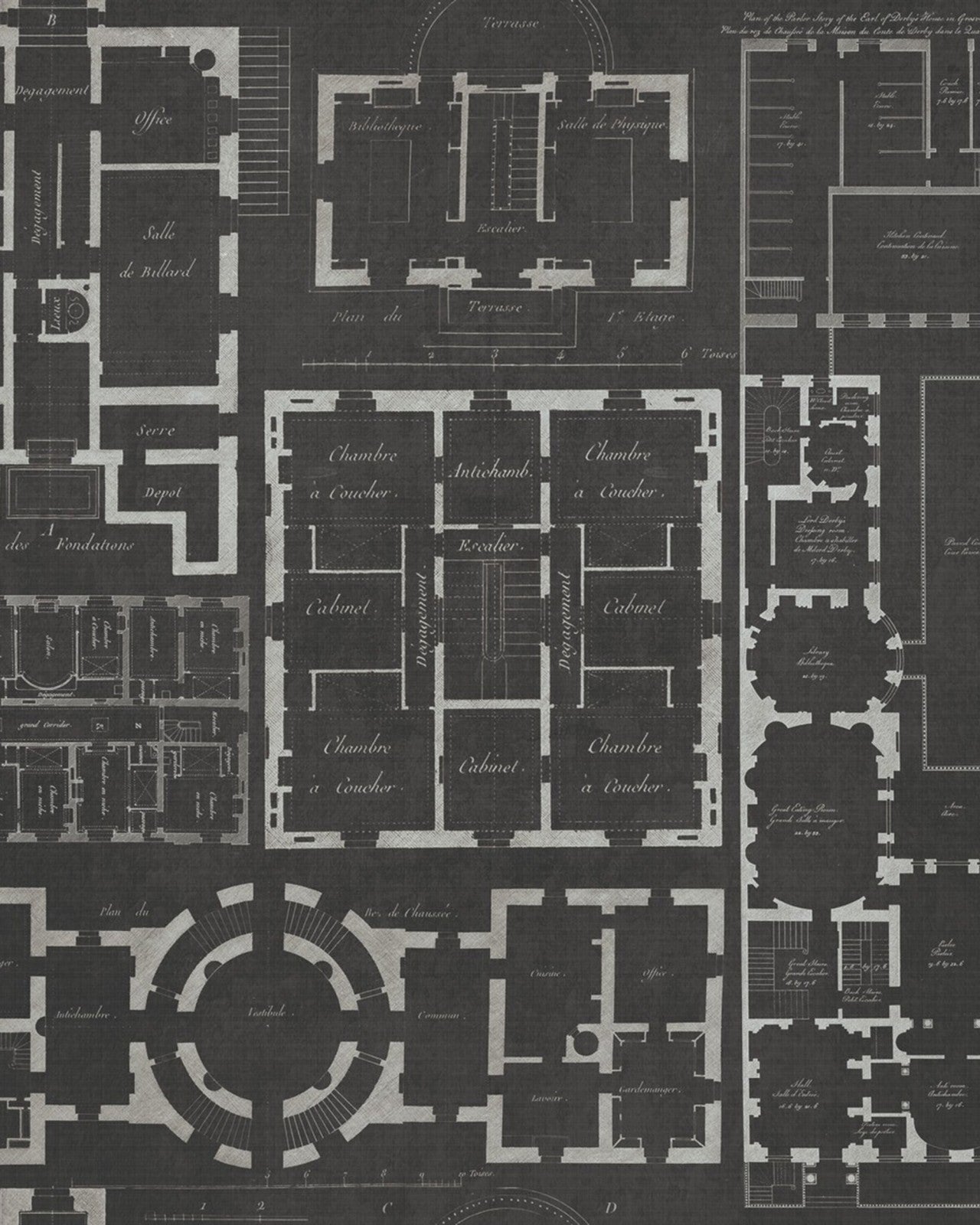 mind the gap - chateau anthracite premium wallpaper - wp20025
