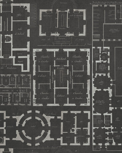 Mind The Gap - CHATEAU Anthracite Premium Wallpaper - WP20025