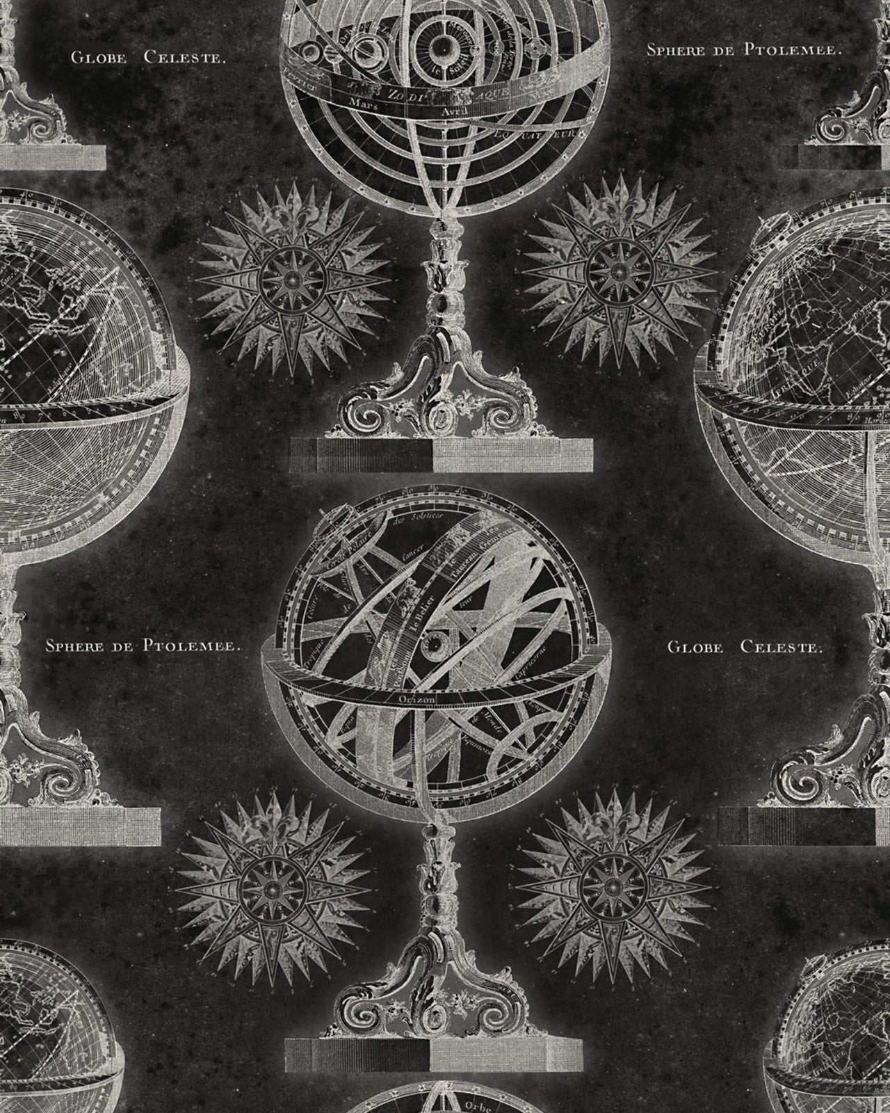 mind the gap - armillary anthracite premium wallpaper - wp20030