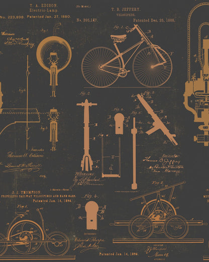 Mind The Gap - PATENTS Premium Wallpaper - WP20048