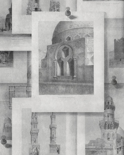 Mind The Gap - ARABIAN MONUMENTS Neutral Premium Wallpaper - WP20074
