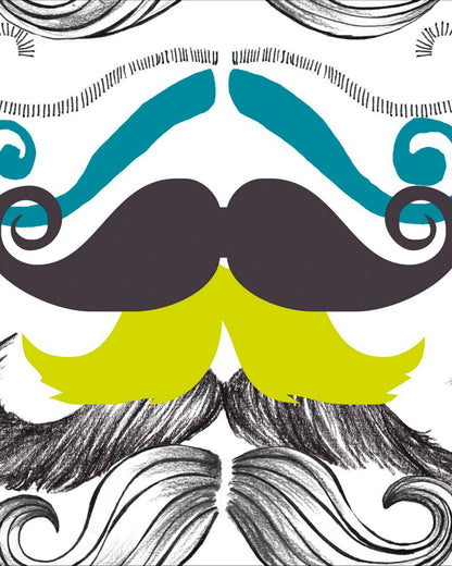 Mind The Gap - DIFFERENT MOUSTACHES Premium Wallpaper - WP20089