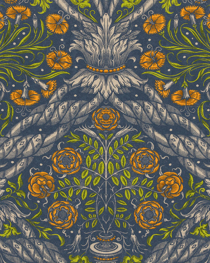 Mind The Gap - FLORAL ORNAMENT Wallpaper - WP20453