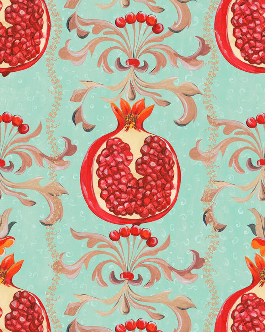Mind The Gap - MELAGRANATA Azzurro Wallpaper - WP20847