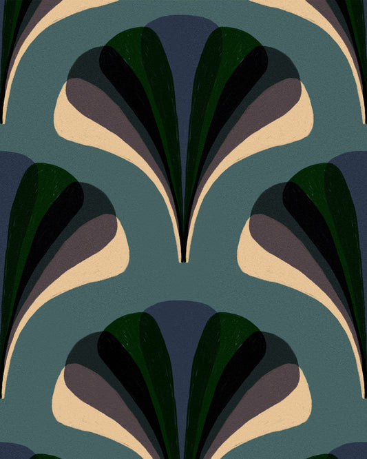 Mind The Gap - MEZZELUNE Kale Wallpaper - WP20849