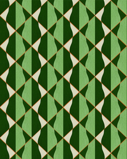 Mind The Gap - ONDE Verde Wallpaper - WP30203